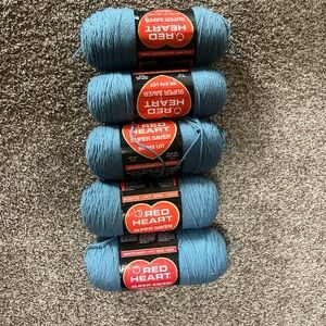Red Heart Super Saver Yarn - Blue